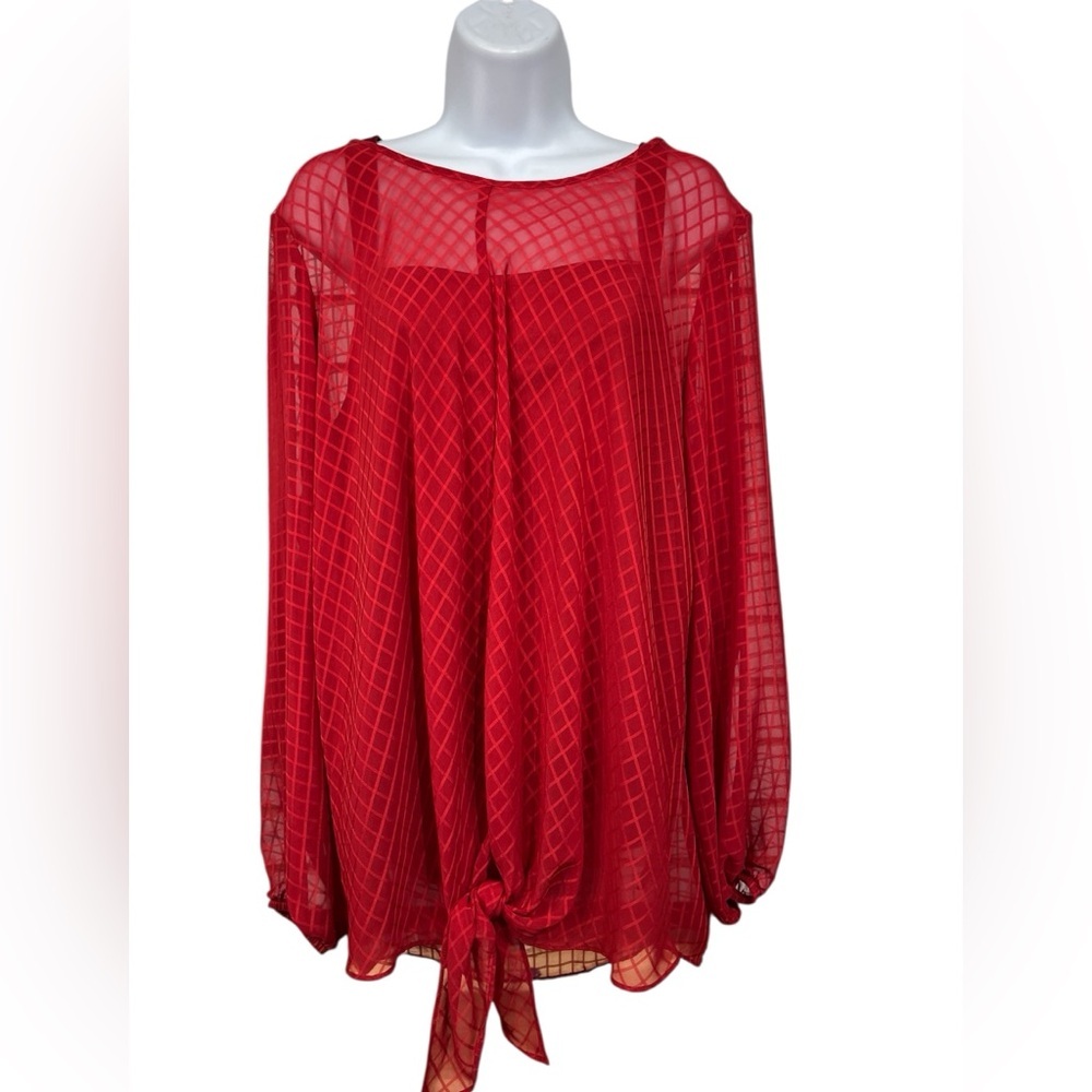 🔥Alyx tie-front blouse size 3X